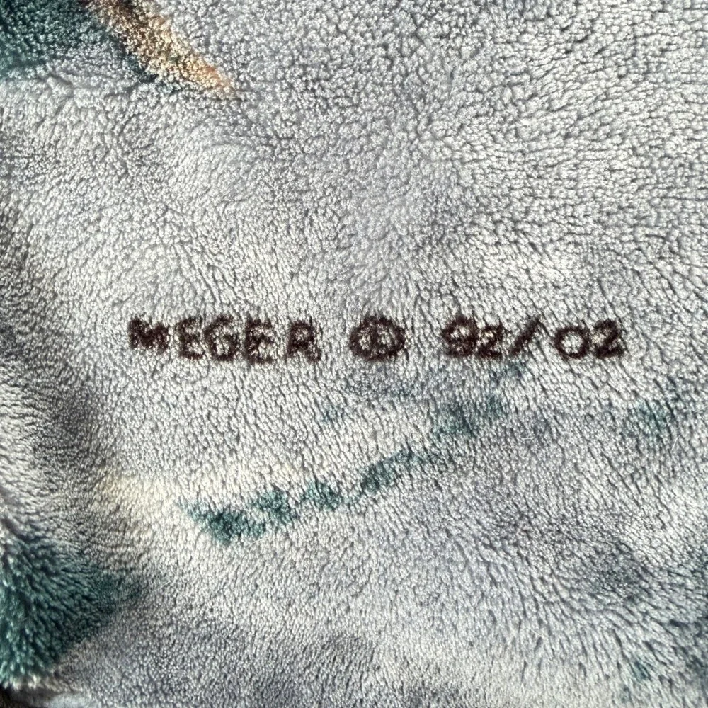 Wild Frontier Wolf Fleece Throw Blanket Meger Nature Scene Snowy‎ Forest 57x48